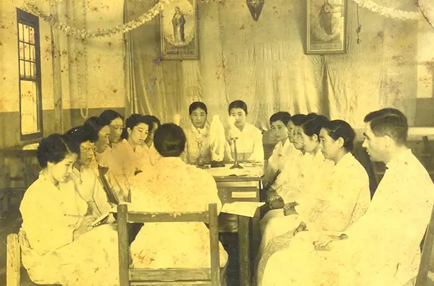 한국에 도입된 초기 레지오 마리애 모임